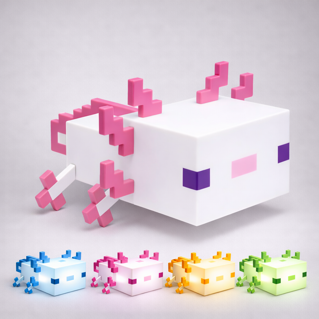 Minecraft Axolotl Lamba