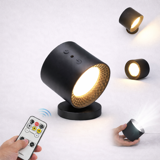 360 Derece Şarjlı Duvar Lambası