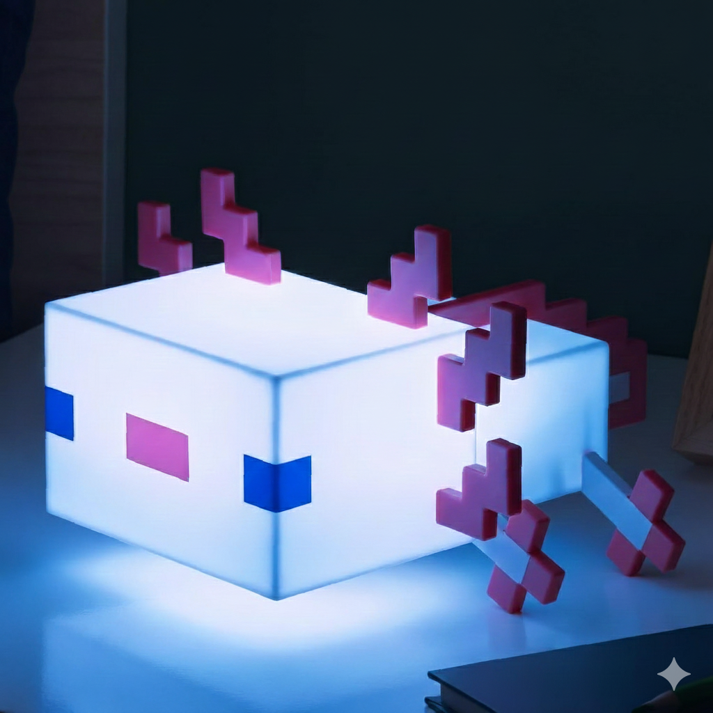 Minecraft Axolotl Lamba